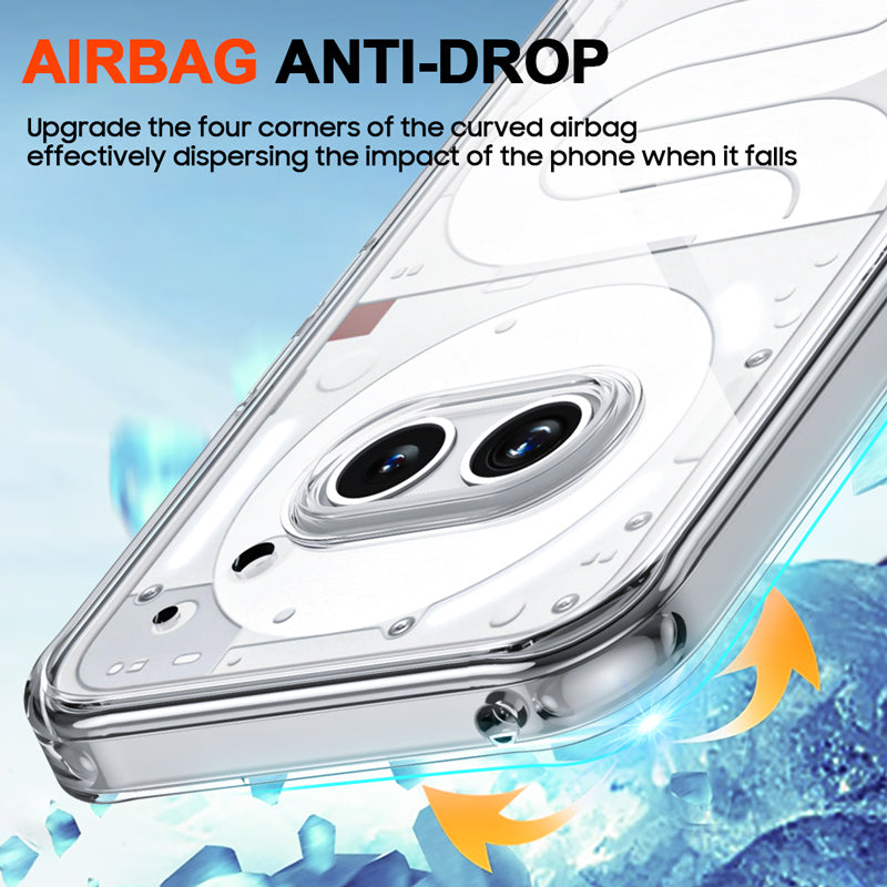 For Nothing Phone (2a) Cell Phone Cases Drop Proof Crystal Clear TPU Back Cover For Nothing Phone (2a) Cell Phone Cases Drop Proof Crystal Clear TPU Back Cover